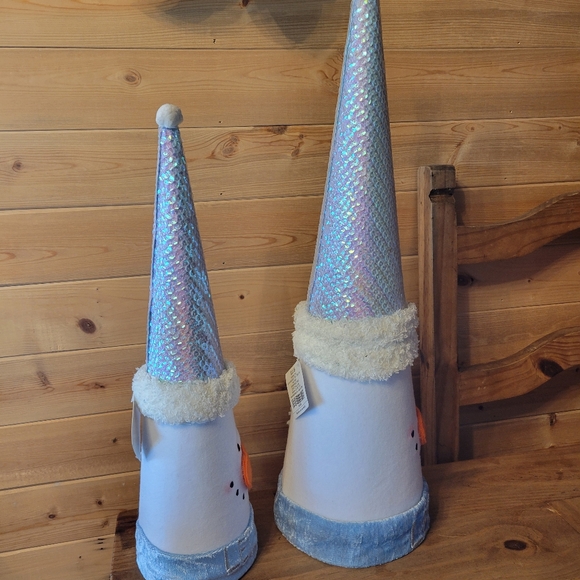 New Christmas Snowman  Let It Snow set of 2 New with tag - Picture 4 of 8